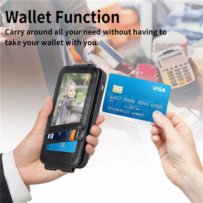 For Samsung Galaxy A06 Case Zipper Wallet Phone Leather Cover Vertical Flip Closing