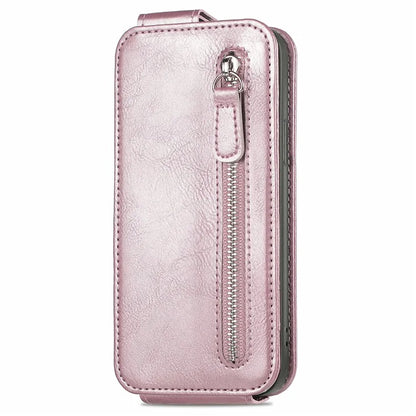 For Samsung Galaxy A06 Case Zipper Wallet Phone Leather Cover Vertical Flip Closing