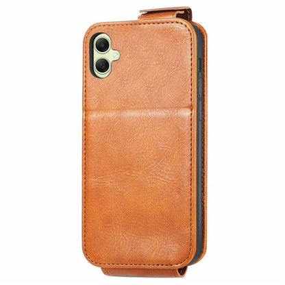 For Samsung Galaxy A06 Case Zipper Wallet Phone Leather Cover Vertical Flip Closing