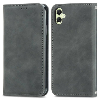 For Samsung Galaxy A06 Case Skin Touch Feeling Leather Wallet Phone Cover Magnetic Absorption