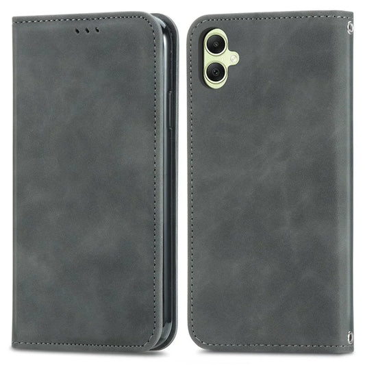 For Samsung Galaxy A06 Case Skin Touch Feeling Leather Wallet Phone Cover Magnetic Absorption