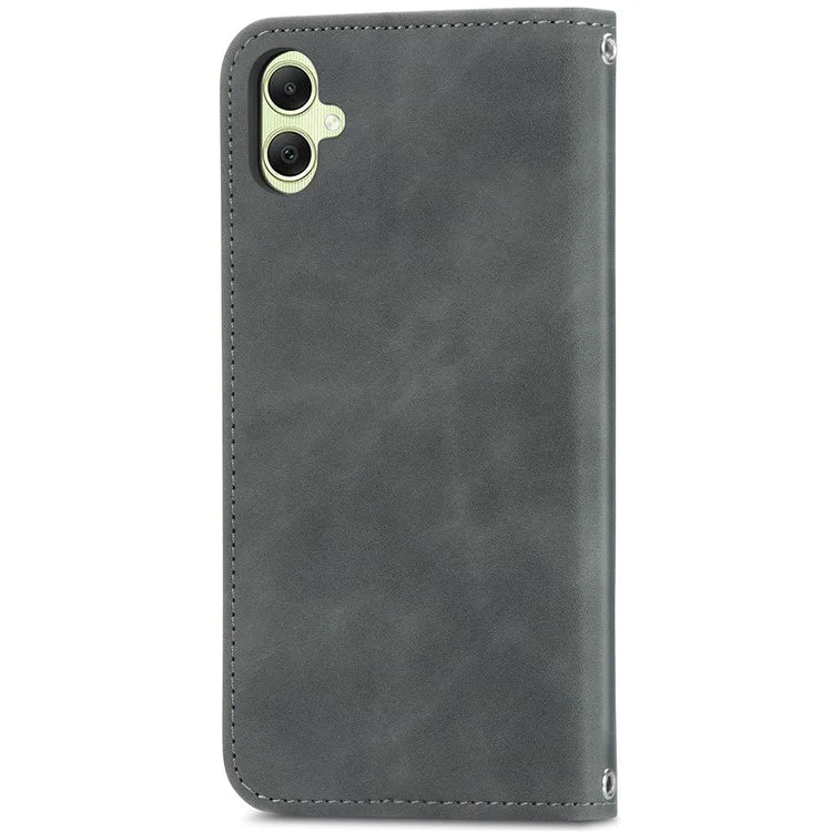 For Samsung Galaxy A06 Case Skin Touch Feeling Leather Wallet Phone Cover Magnetic Absorption