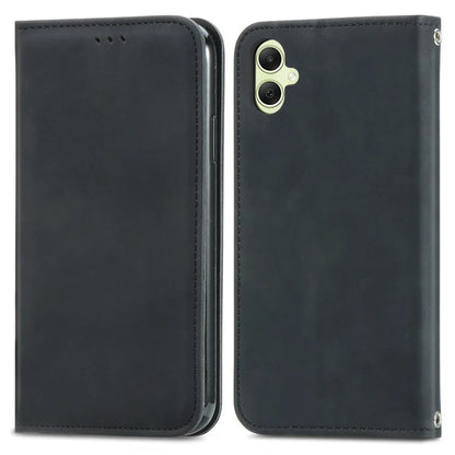 For Samsung Galaxy A06 Case Skin Touch Feeling Leather Wallet Phone Cover Magnetic Absorption
