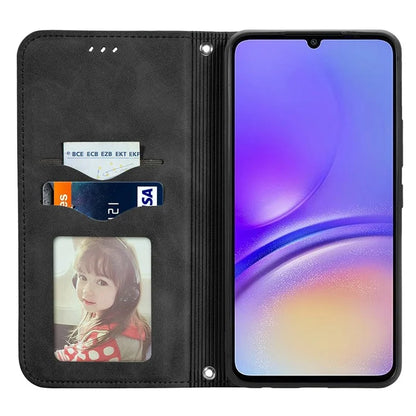 For Samsung Galaxy A06 Case Skin Touch Feeling Leather Wallet Phone Cover Magnetic Absorption