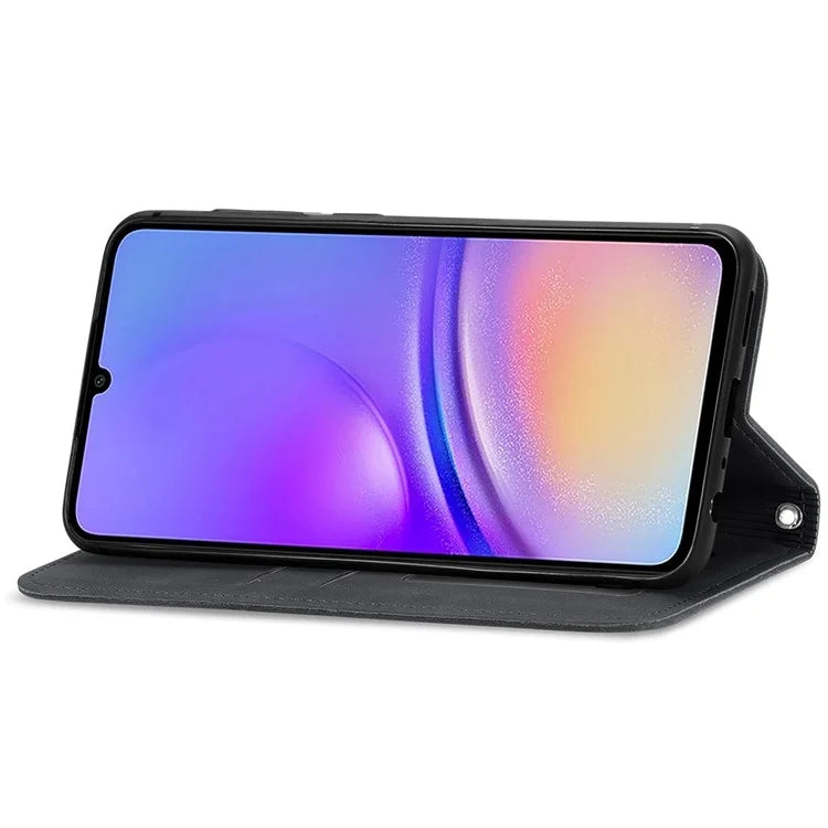 For Samsung Galaxy A06 Case Skin Touch Feeling Leather Wallet Phone Cover Magnetic Absorption