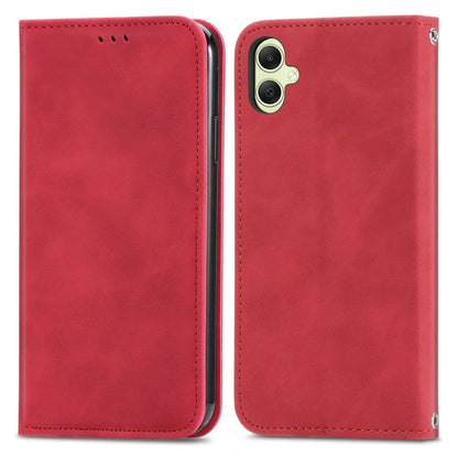 For Samsung Galaxy A06 Case Skin Touch Feeling Leather Wallet Phone Cover Magnetic Absorption