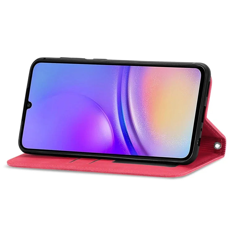 For Samsung Galaxy A06 Case Skin Touch Feeling Leather Wallet Phone Cover Magnetic Absorption