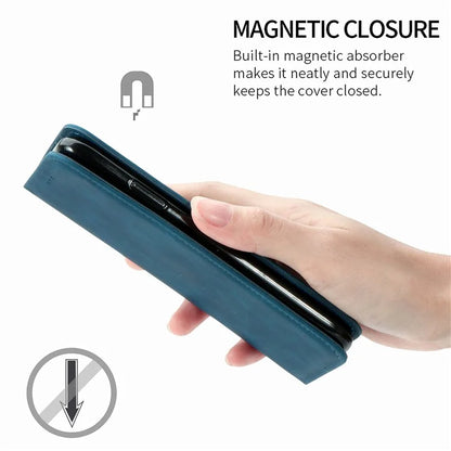 For Samsung Galaxy A06 Case Skin Touch Feeling Leather Wallet Phone Cover Magnetic Absorption