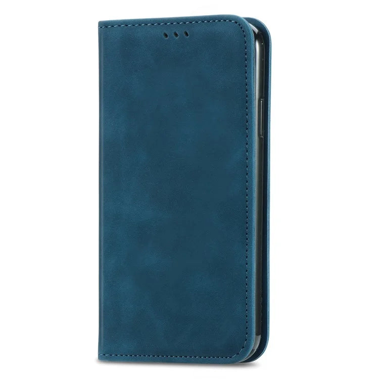 For Samsung Galaxy A06 Case Skin Touch Feeling Leather Wallet Phone Cover Magnetic Absorption