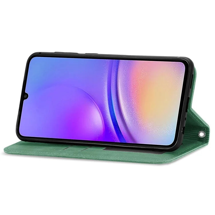 For Samsung Galaxy A06 Case Skin Touch Feeling Leather Wallet Phone Cover Magnetic Absorption