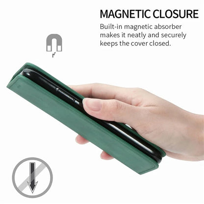 For Samsung Galaxy A06 Case Skin Touch Feeling Leather Wallet Phone Cover Magnetic Absorption