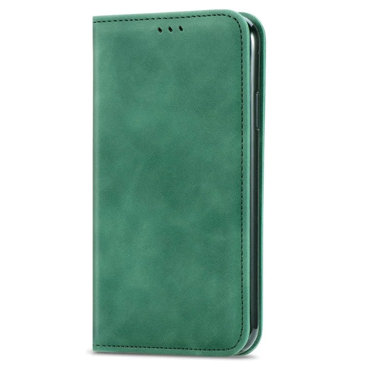 For Samsung Galaxy A06 Case Skin Touch Feeling Leather Wallet Phone Cover Magnetic Absorption