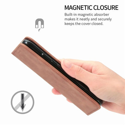 For Samsung Galaxy A06 Case Skin Touch Feeling Leather Wallet Phone Cover Magnetic Absorption