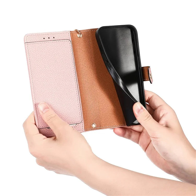 For Samsung Galaxy A06 Case RFID Blocking Zipper Pocket Leather Wallet Phone Cover