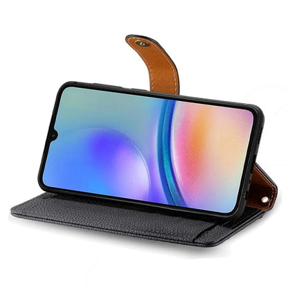For Samsung Galaxy A06 Case RFID Blocking Zipper Pocket Leather Wallet Phone Cover