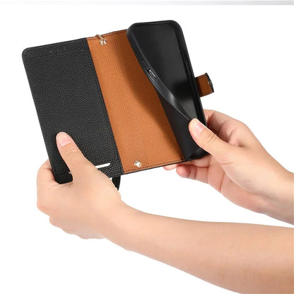 For Samsung Galaxy A06 Case RFID Blocking Zipper Pocket Leather Wallet Phone Cover