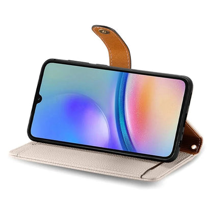 For Samsung Galaxy A06 Case RFID Blocking Zipper Pocket Leather Wallet Phone Cover