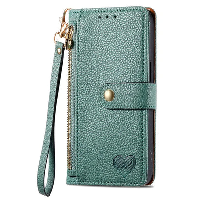 For Samsung Galaxy A06 Case RFID Blocking Zipper Pocket Leather Wallet Phone Cover