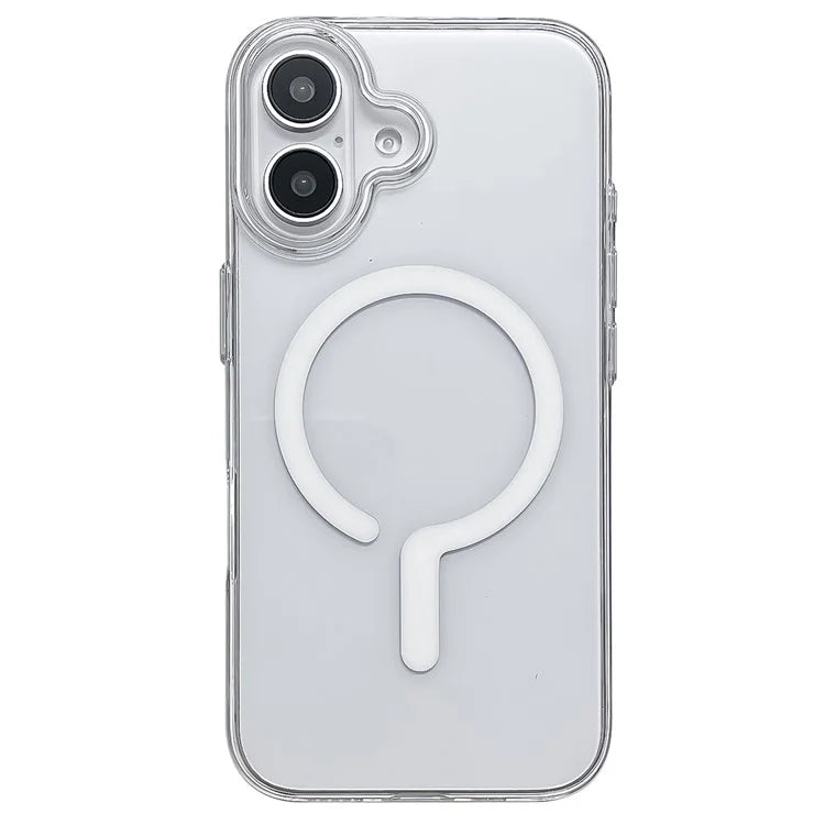 For iPhone 16 Plus Case Compatible with MagSafe Protective TPU+PC Phone Cover
