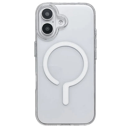 For iPhone 16 Plus Case Compatible with MagSafe Protective TPU+PC Phone Cover