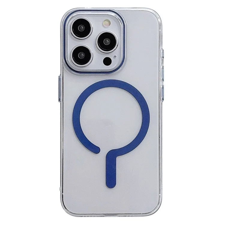 For iPhone 16 Pro Max Case Compatible with MagSafe Protective TPU+PC Phone Cover