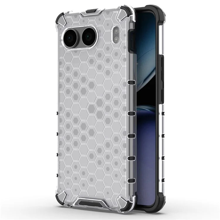 For OnePlus Nord 4 Case PC+TPU Phone Cover Honeycomb Shape