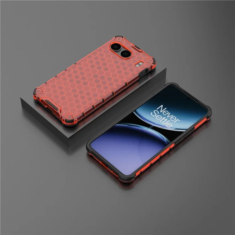 For OnePlus Nord 4 Case PC+TPU Phone Cover Honeycomb Shape