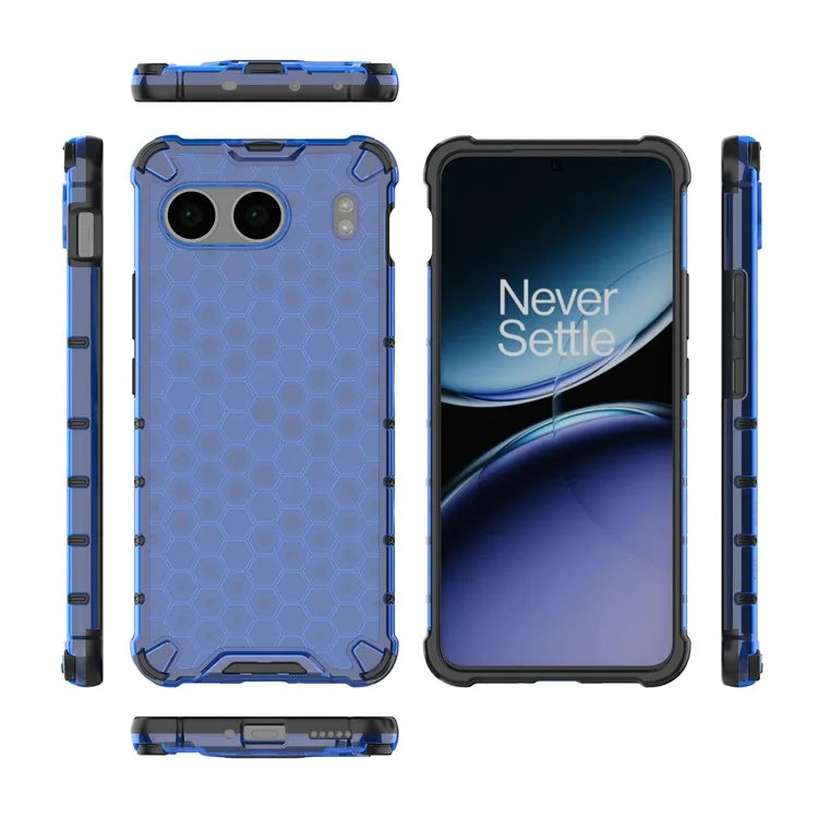 For OnePlus Nord 4 Case PC+TPU Phone Cover Honeycomb Shape