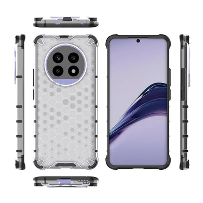 For Realme 13 Pro 5G Case PC+TPU Phone Cover Honeycomb Shape