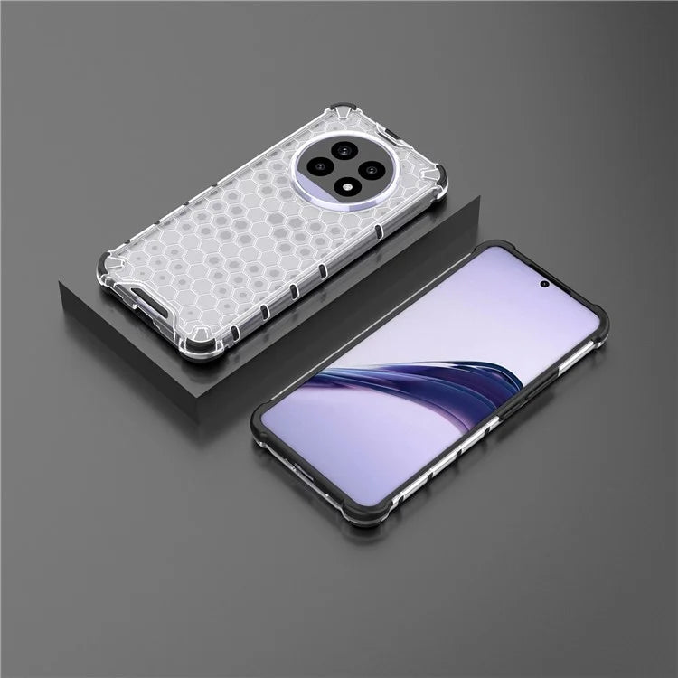 For Realme 13 Pro 5G Case PC+TPU Phone Cover Honeycomb Shape