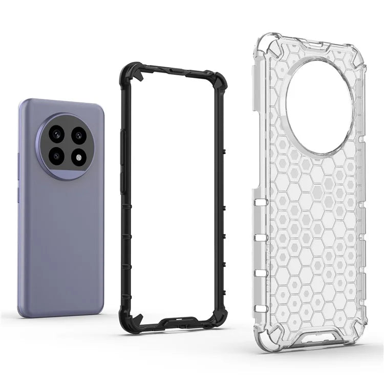 For Realme 13 Pro 5G Case PC+TPU Phone Cover Honeycomb Shape
