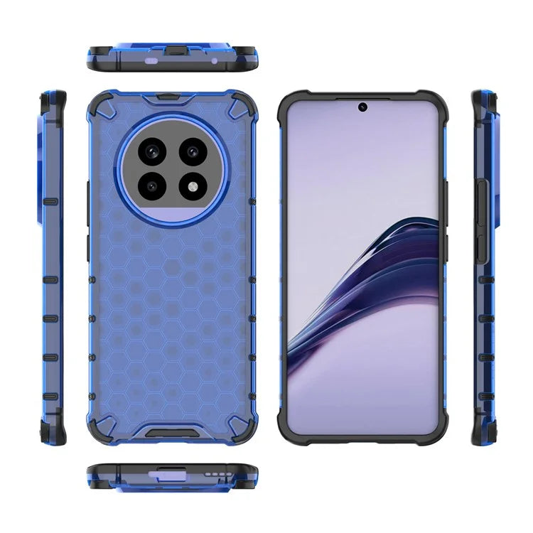 For Realme 13 Pro 5G Case PC+TPU Phone Cover Honeycomb Shape