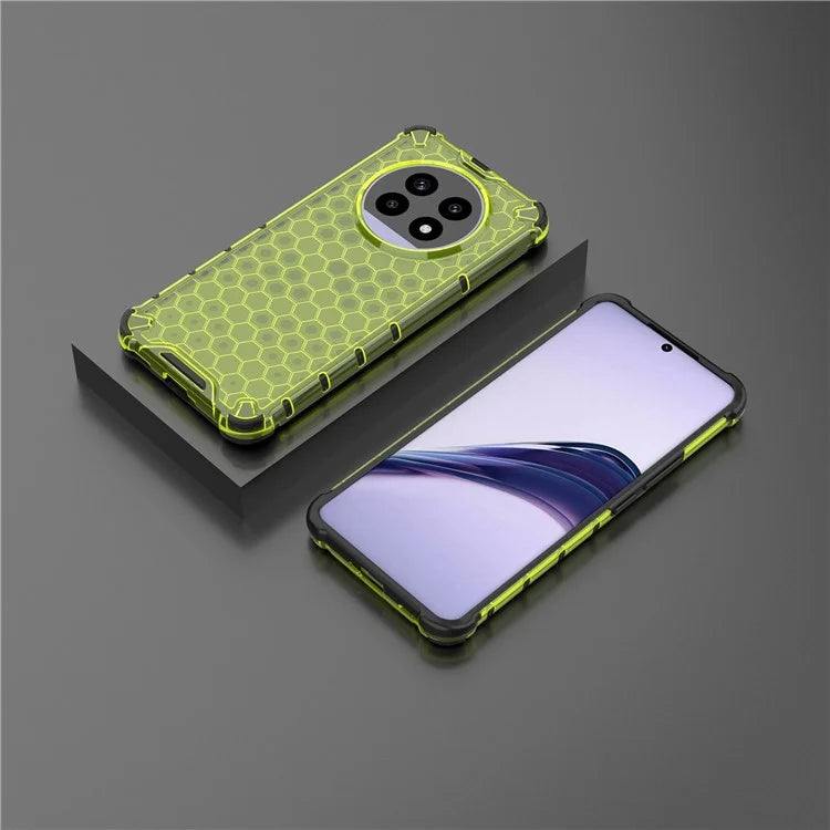 For Realme 13 Pro 5G Case PC+TPU Phone Cover Honeycomb Shape