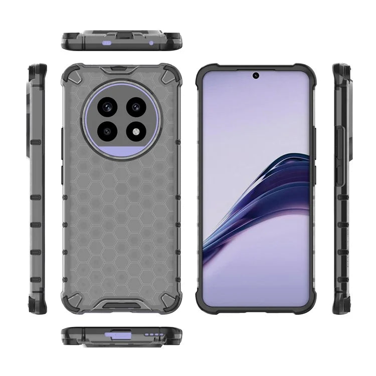For Realme 13 Pro 5G Case PC+TPU Phone Cover Honeycomb Shape