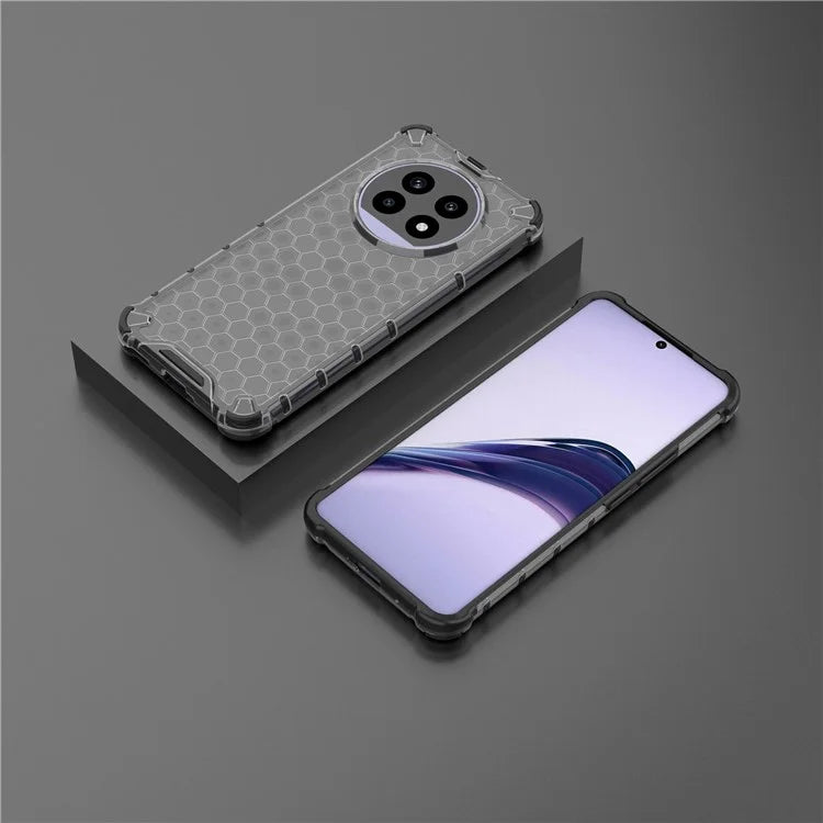For Realme 13 Pro 5G Case PC+TPU Phone Cover Honeycomb Shape