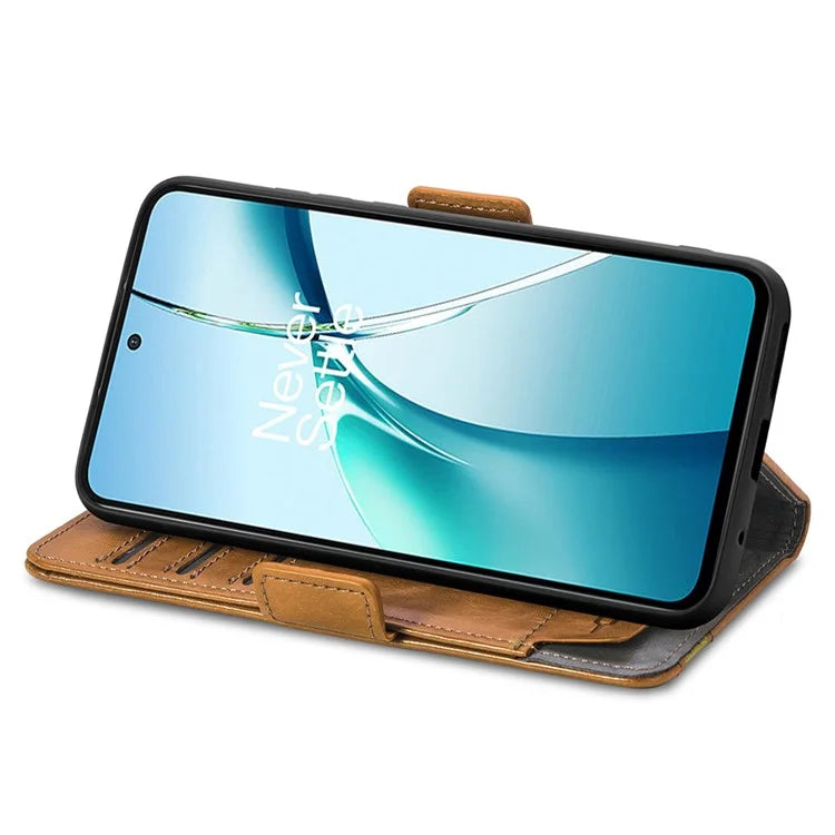 CASENEO 002 Series For OnePlus Nord 4 Case Stand Wallet Splicing PU Leather Cover