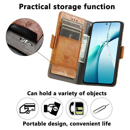 CASENEO 002 Series For OnePlus Nord 4 Case Stand Wallet Splicing PU Leather Cover