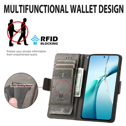 CASENEO 002 Series For OnePlus Nord 4 Case Stand Wallet Splicing PU Leather Cover