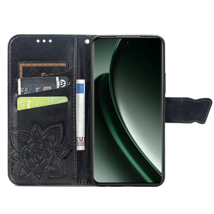 For OnePlus Nord 4 Case PU Leather Wallet Phone Cover Butterfly Pattern