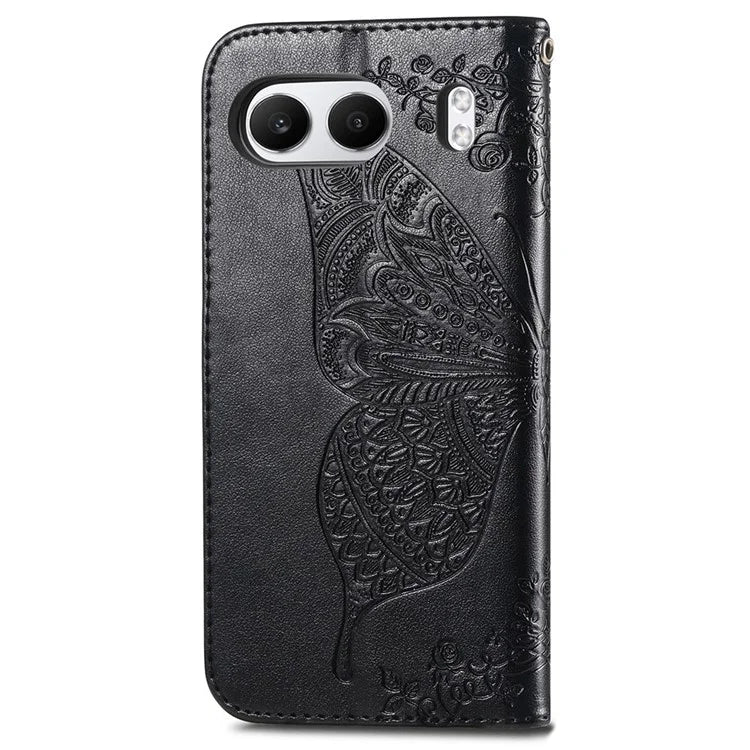 For OnePlus Nord 4 Case PU Leather Wallet Phone Cover Butterfly Pattern