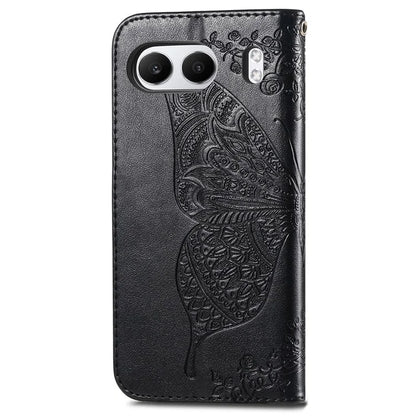 For OnePlus Nord 4 Case PU Leather Wallet Phone Cover Butterfly Pattern