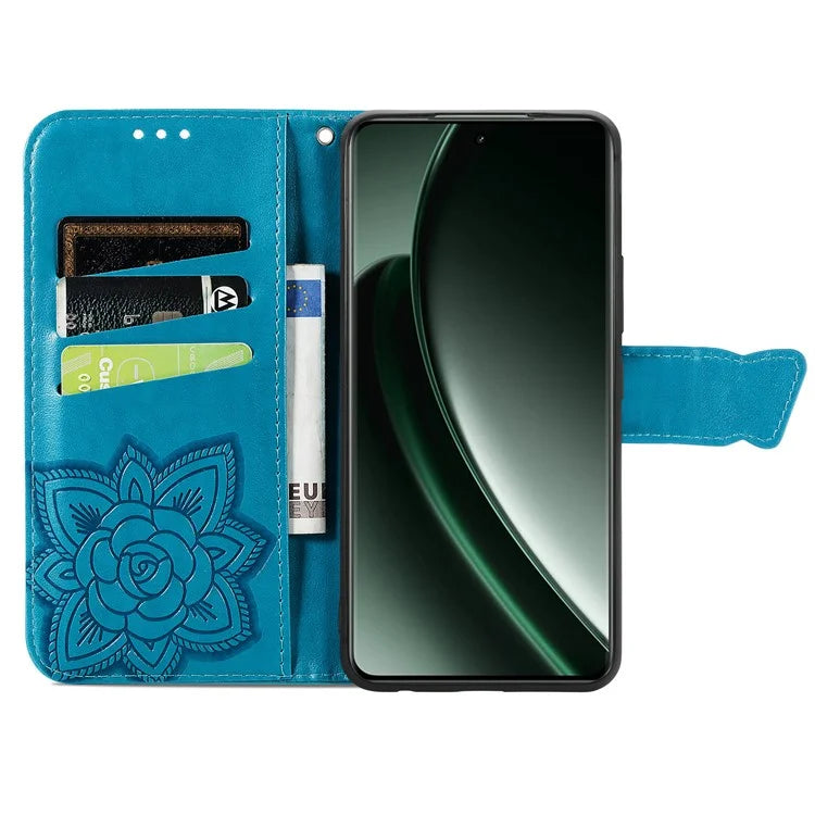 For OnePlus Nord 4 Case PU Leather Wallet Phone Cover Butterfly Pattern