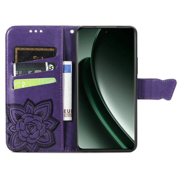 For OnePlus Nord 4 Case PU Leather Wallet Phone Cover Butterfly Pattern