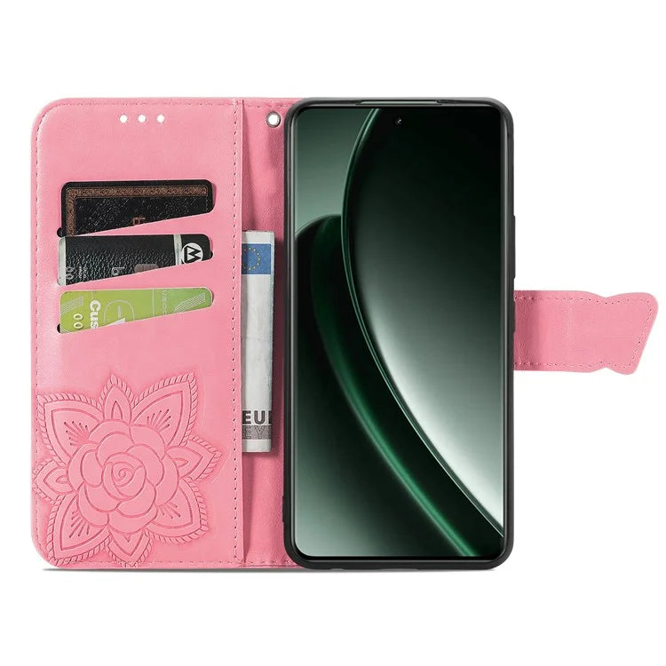 For OnePlus Nord 4 Case PU Leather Wallet Phone Cover Butterfly Pattern