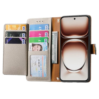 For OnePlus Nord 4 Case RFID Blocking Zipper Pocket Leather Wallet Phone Cover