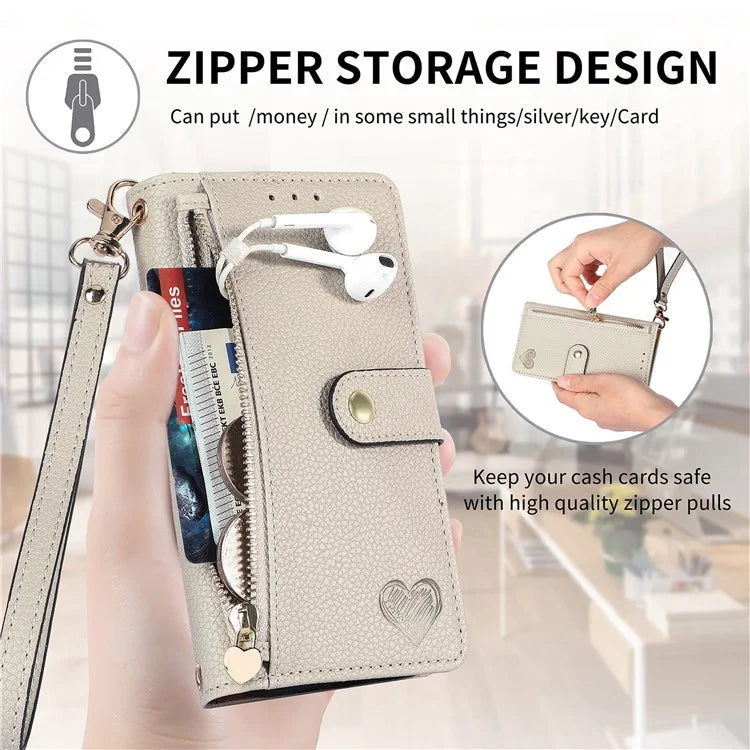 For OnePlus Nord 4 Case RFID Blocking Zipper Pocket Leather Wallet Phone Cover