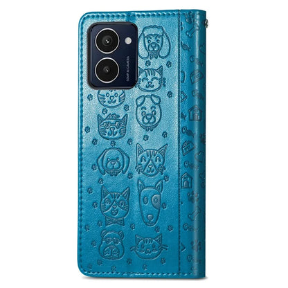 For HMD Pulse Pro Case Leather Wallet Flip Phone Cover Cute Cat Dog Pattern