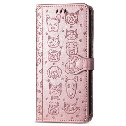 For HMD Pulse Pro Case Leather Wallet Flip Phone Cover Cute Cat Dog Pattern