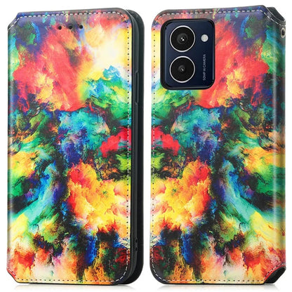 CASENEO 001 Series for HMD Pulse Pro Case RFID Blocking Wallet Leather Cover Pattern Print