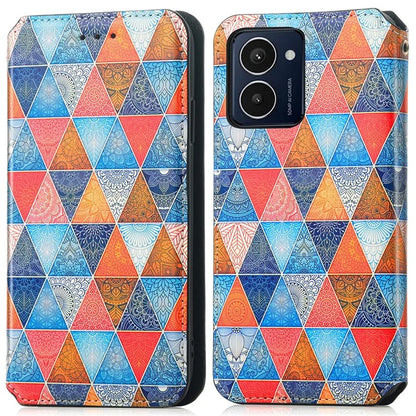 CASENEO 001 Series for HMD Pulse Pro Case RFID Blocking Wallet Leather Cover Pattern Print